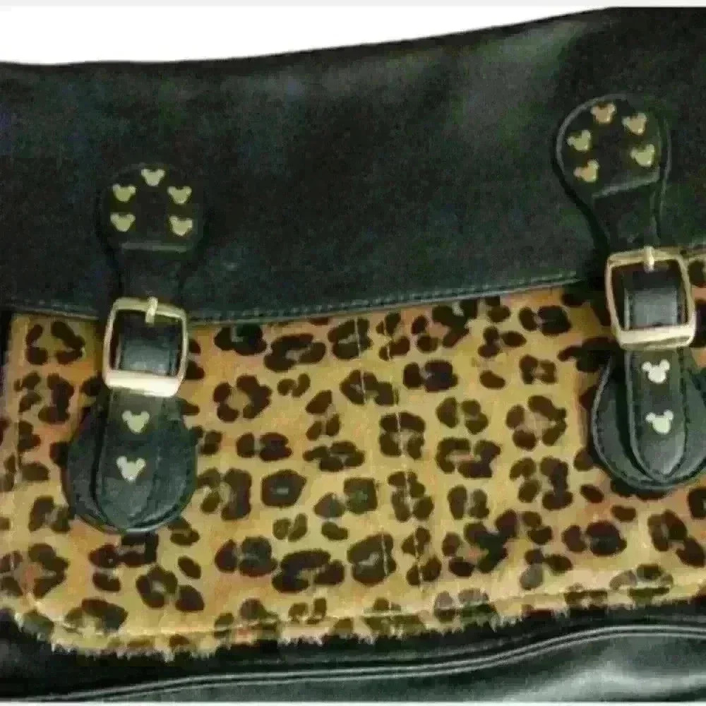 NWT Walt Disney World Parks MICKEY MOUSE Icon Animal Print  Handbag Purse